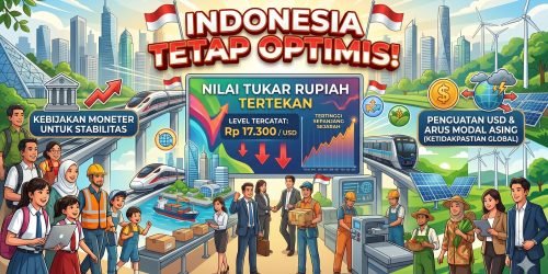 Rupiah Terperosok ke Level Rp 17.300 per Dolar AS, Rekor Terlemah Sepanjang Sejarah